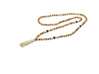 Halskette Antracite Mala Tibetani 108 Grani in Halbedelsteine Pietre dure MT45 MAYA - MT45 MAYA